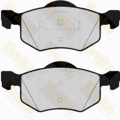 BRAKE ENGINEERING pa1501 -  Комплект тормозных колодок, дисковый тормоз